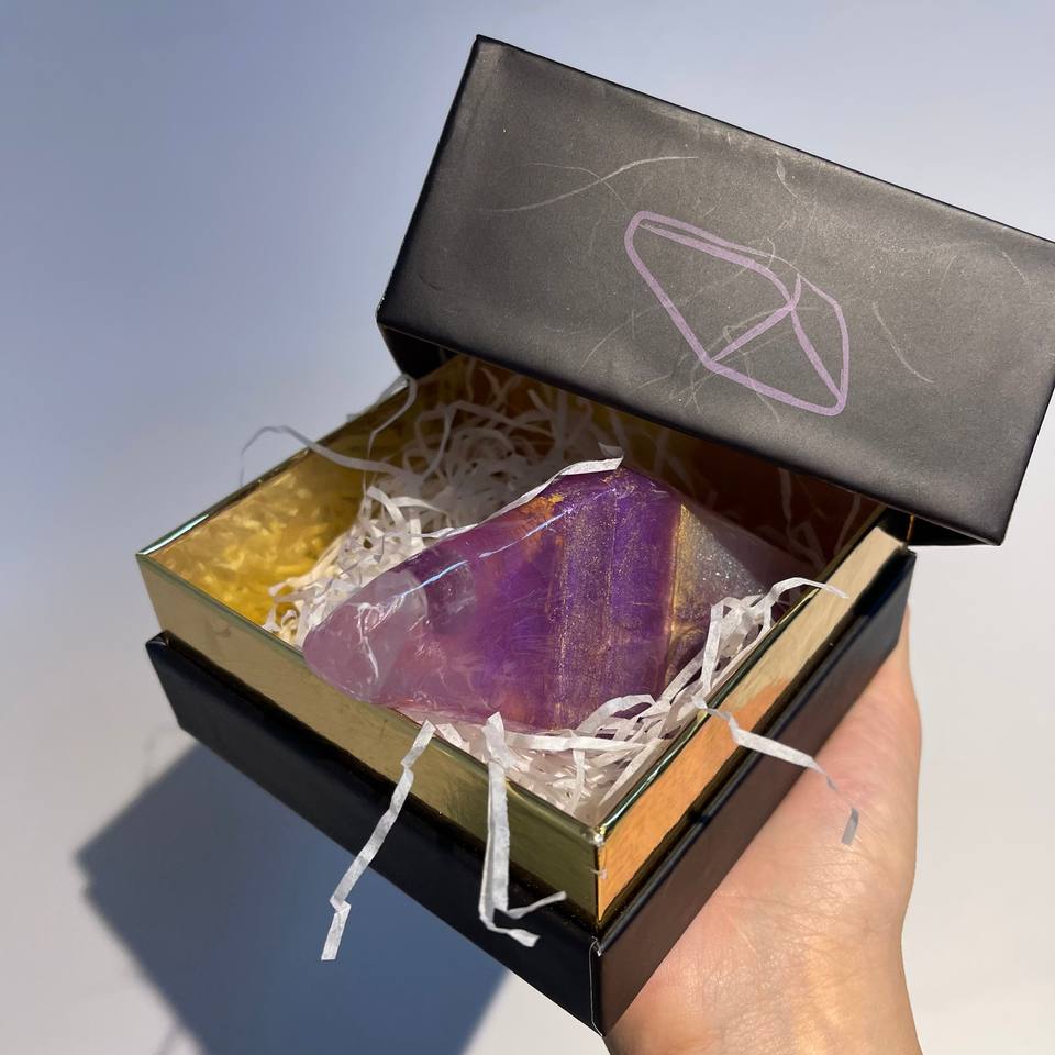 Maßgeschneiderte Kristallseife Mit Eigenmarke