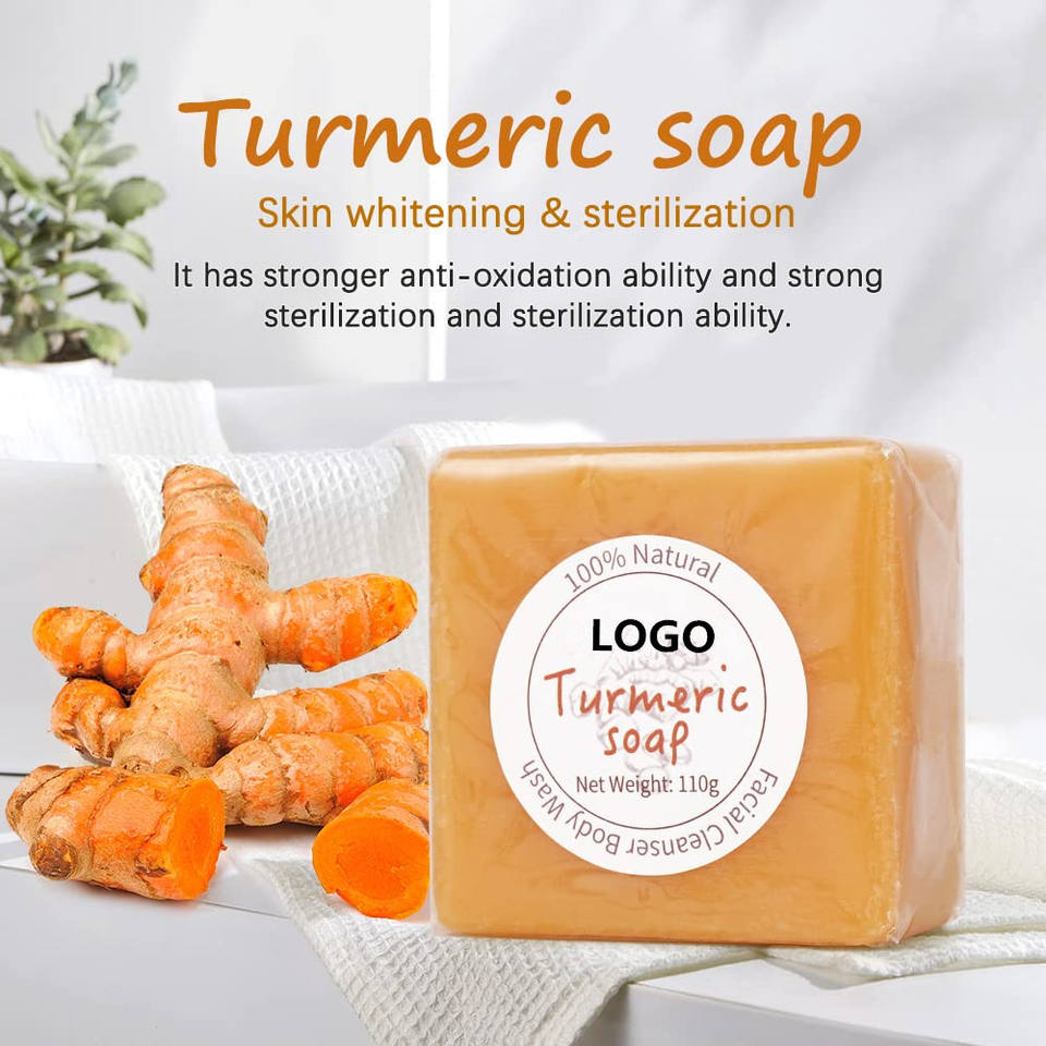 Großhandel Kurkuma-Gesichtsseife Mit Eigenmarke