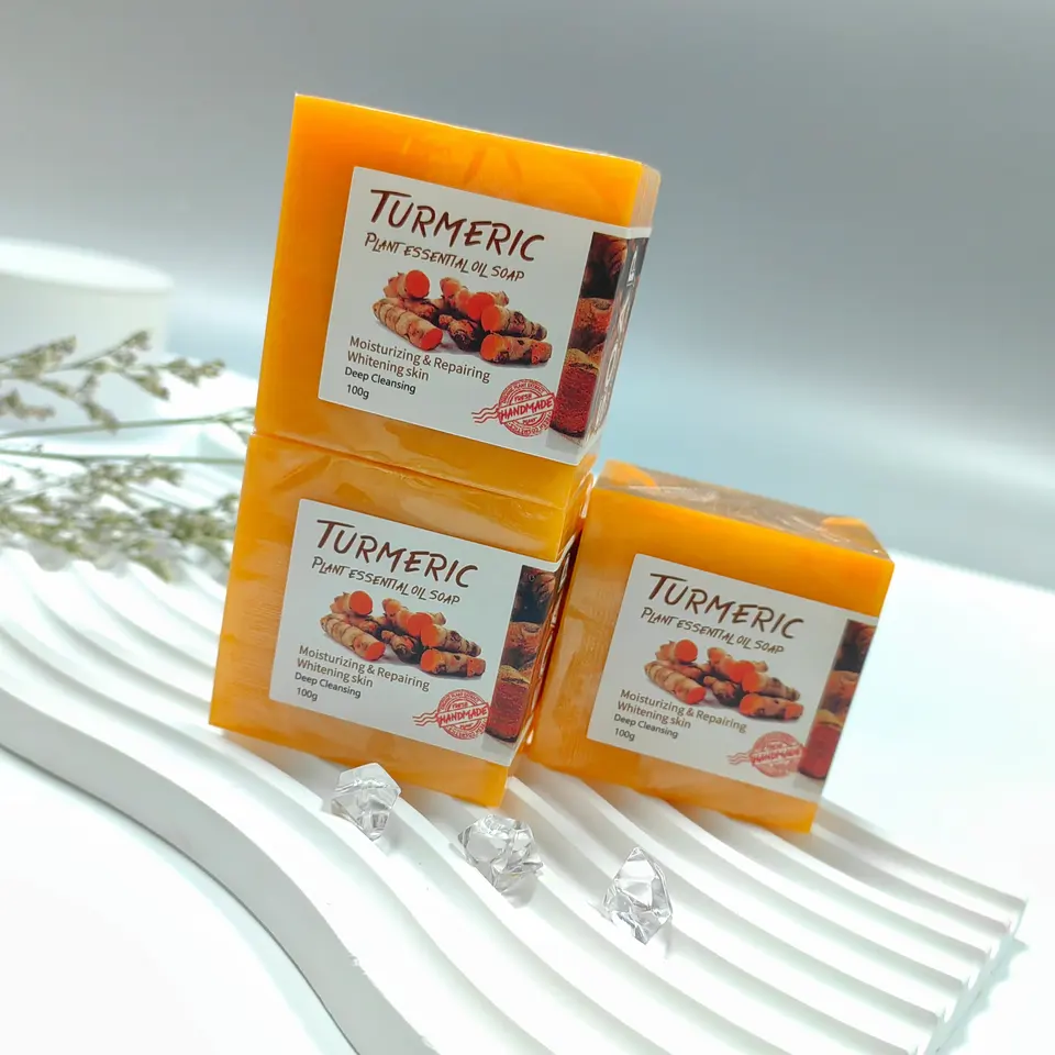 Kurkuma-Seife Mit Eigenmarke