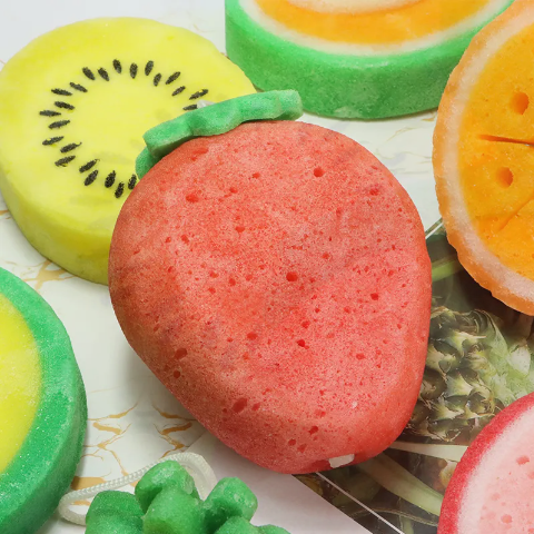 Großhandel Für Obst-Schwammseife Mit Eigenmarke