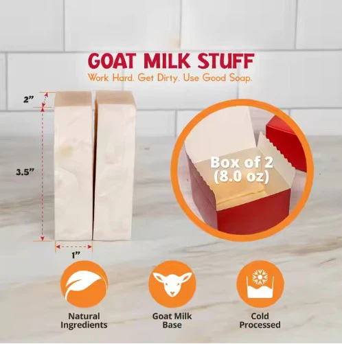 Kaltverseifte Ziegenmilchseife Mit Eigenmarke