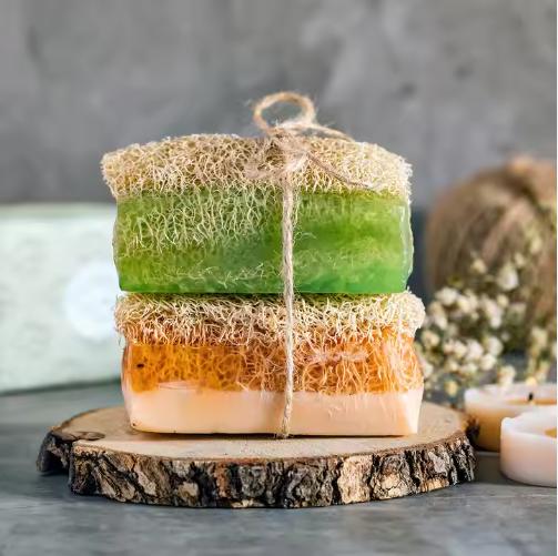 Private Label-Luffa-Seifenstück