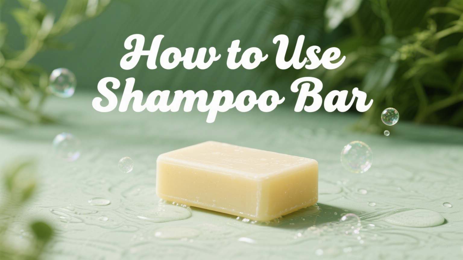 So verwenden Sie Shampoo Bar - eine komplette Anleitung für Anfänger