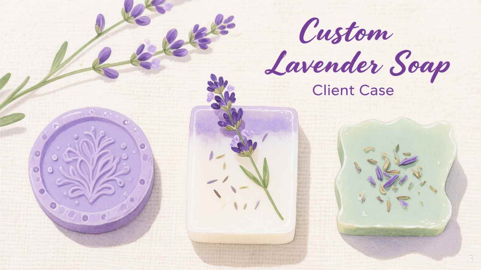 Benutzerdefinierte Lavendel -Seifen -OEM -Fall |  China Private Label -Lieferant